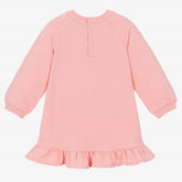 Baby Moschino Teddy Sequin Heart Dress
